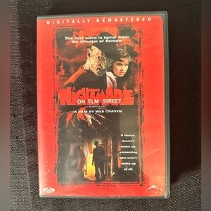 A Nightmare on Elm Street DVD 1984 Freddy Krueger Johnny Depp Wes Craven Horror